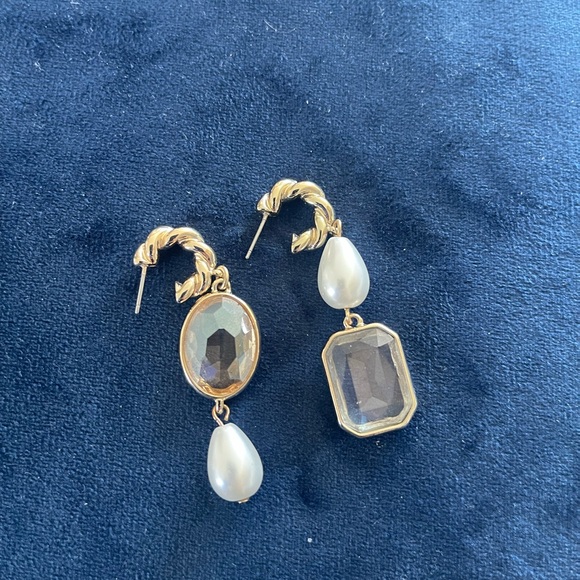 Mignonne Gavigan Leonie Dangle Earrings 2” L good condition beautiful earrings - Picture 2 of 3